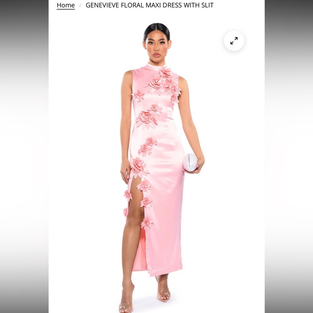AKIRA Blush Satin Garment